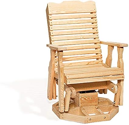 wooden rocker glider