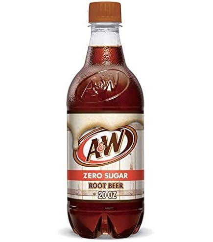 Amazon.com : A&W Zero Root Beer, 20 Fl Oz Bottles, (Pack of 16