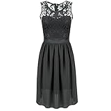 Weixinbuy Women's Pleated Chiffon Form Party Cocktail Bridesmaid Gown Mini Dress