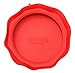 Granite Ware Silicone Jar Toppers, Red, Set of 4
