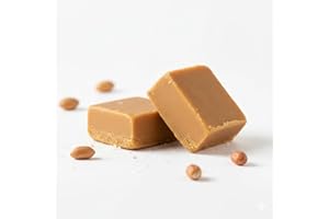June Street Market Gourmet Sugar Free Fudge, Made with Real Butter, 6 oz. (Peanut-Butter)