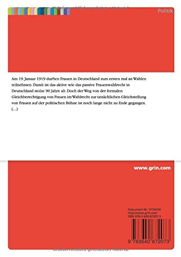 Politische Partizipation Von Frauen In Kommunalparlamenten