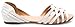 Olivia K Women's Comfort Casual Woven D'Orsay Pointed Toe Flat Sandal