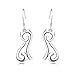 Cat Earrings Gifts for Women Sterling Silver Cute Animals Filigree Cats Dangle Earrings Jewelry Gifts for Girls