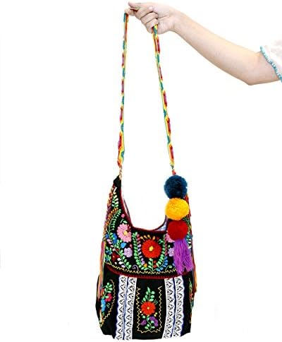 Jody Crossbody Handbag Purse Mexican Embroidery