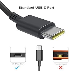 USB Type C Chromebook Charger 45W Fit for HP