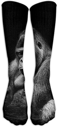 Gorilla Animal Nylon Cartoon Casual Compression Knee Socks Faster Recovery Softball For Womens Over Knee Long Tube Stockings