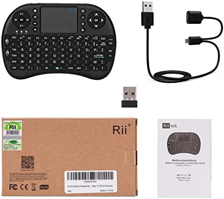 Rii Mini i8 Wireless (AZERTY) - Mini Clavier français, Ergonomique sans Fil avec Touchpad - Pour Smart TV, mini PC, HTPC, Console, Ordinateur - Bestbluetooth.fr Rii Mini i8 Wireless (AZERTY) - Mini Clavier français, Ergonomique sans Fil avec Touchpad - Pour Smart TV, mini PC, HTPC, Console, Ordinateur