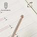 PASISIBICK Novelty Skull Ballpoint Pens,Metal Writing Pen for Nurse Dr. Stationery Crazy Student Gift (Pack 4)