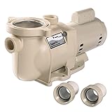 Pentair 340037 SuperFlo High Performance Single Speed Pool Pump, 3/4 Horsepower, 115/230 Volt, 1 Phase