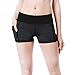 BALEAF Women's Yoga Workout Running Shorts with Side Pockets Non See-Through Yoga Shorts Heather Black Size M