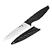 Steak Knives set of 6, Nano ID Ceramic Stake Knife Sharp Ceramic Knife Perfect Festival Present (black)