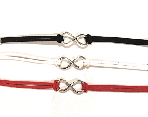 Bracelets | Three Stylish Infinity Bracelets, by Americana Gal | Friendship Bracelets for Teens | Bracelet for Women: I BFF Bracelets, Valentines Day Gift