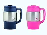 bubba 34 oz mug classic pink & navy (2 Pack)