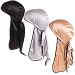 American Trends Men Women Durag Extra Long Tail Headwraps Chemo Cap Bandana Turba Beanie Hat Pirate Cap American Trends Men Women Durag Extra Long Tail Headwraps Chemo Cap Bandana Turba Beanie Hat Pirate Cap