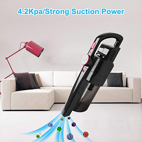Handheld Vacuum Cleaner, VACPOWER Cordless Handheld Vacuum Powered by Liion Battery