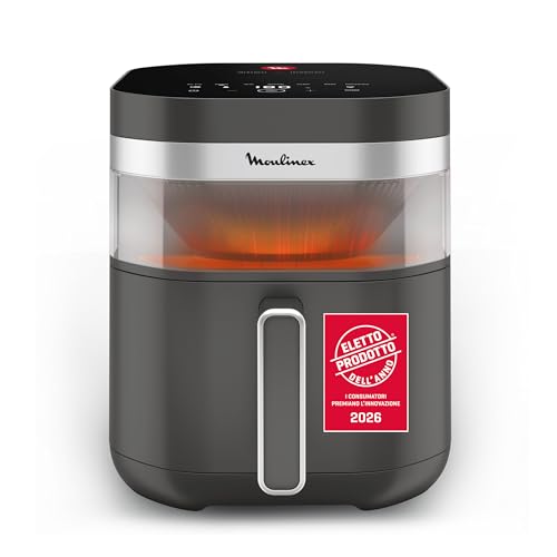 Moulinex Easy Fry Infrared 7L, Air fryer, Exclusive infrared technology, Faster, More homogeneous, Large Capacity, EZ832HF0