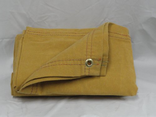 8' x 12' Gold Canvas Tarpaulin