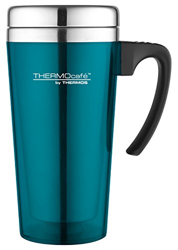 Thermos ThermoCafé Soft touch Travel Mug, Lagoon, 420 ml