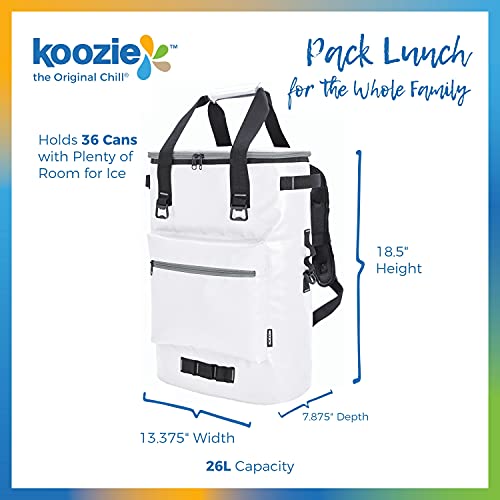 KOOZIE Olympus Insulated Cooler Backpack Keeps Cold for 30 Hours 36 Can Large Soft Cooler