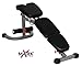 XMark FID Flat Incline Decline Weight Bench With Preacher Curl, Adjustable Bench, Decline to Full Military Press Position, XM-4417 (Gray)