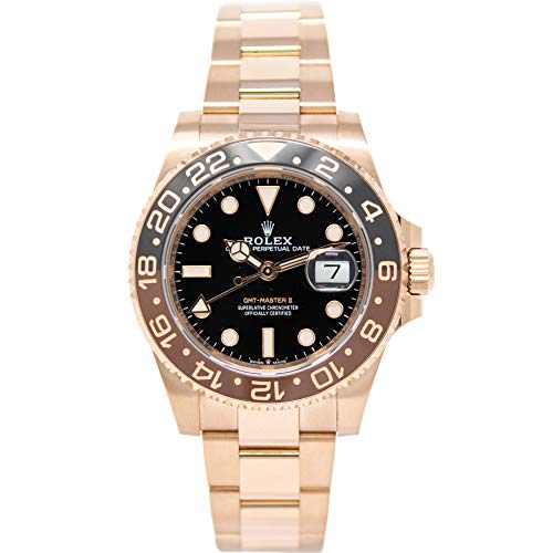Rolex-GMT-Master-II-126715-18K-Rose-Gold-Watch-Black-Dial-Black-and-Brown-Rotatable-Bezel-UNWORN