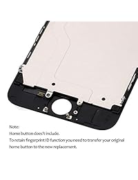 Repuesto de pantalla para iPhone 6S Blanco, pantalla LCD con digitalizador de pantalla táctil 3D, montaje completo con botón de inicio, cámara frontal + auricular + kit de herramientas de reparación (blanco, 4,7 pulgadas)