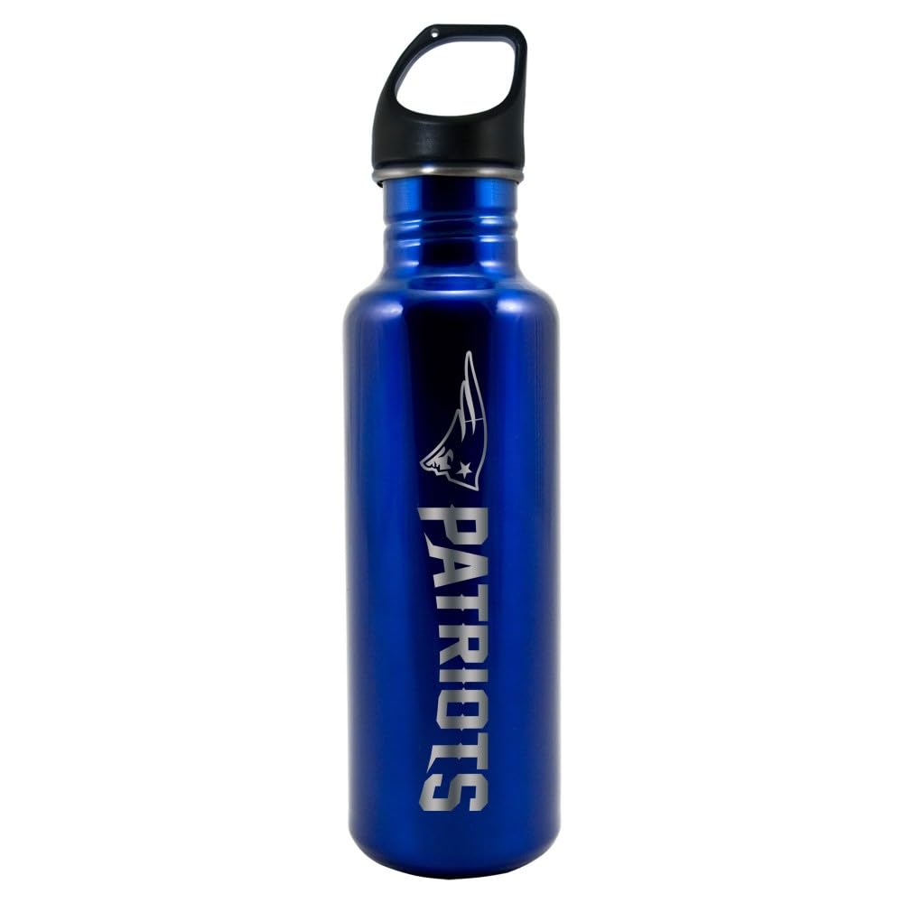 New England Patriots NFL Water Bottle Thermal Mug Water Bottle Stainless Steel Laser Engraved 750 ml