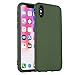 iPhone X Case,iPhone Xs Case, Manleno Slim Fit Full Matte Skin Case 1.5mm Thick Soft Flexible TPU Cover Case for iPhone X Xs 5.8 inch (Matte Hunter Green)