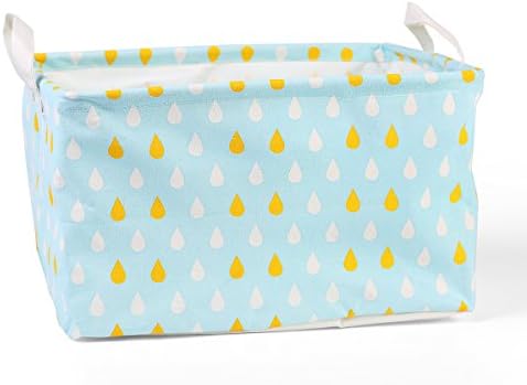 Storage Bin Toy Basket Collapsible Box Chest Organizer Water-resistant, Great for Bedroom, Closet, Kid's Toys, &amp; Laundry, Gift Baskets(Light Blue)
