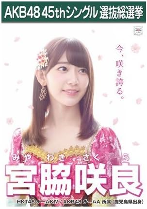 Amazon Akb48 45th 選抜総選挙 16選挙ポスター 宮脇咲良 アイドル 芸能人グッズ 通販