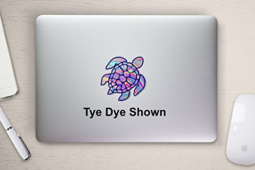3 inch Sea Turtle Sticker for Laptops CupsTumblers Cars and Trucks any smooth surface (cyan dream)