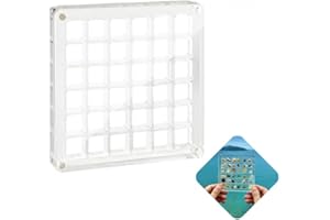 GYWHOOFT Acrylic Magnetic Seashell Display Box, Transparent Acrylic Display Case Seashell Storage Box, Acrylic Boxes for Disp