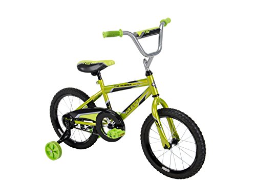 Huffy Bicycle Company Boys Pro Thunder Bike, Acid Green Metallic, 16