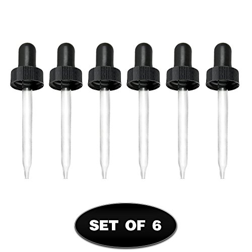 Glass Droppers Ounce Essential Bottles