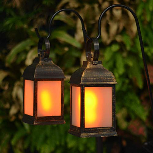 Decorative Lanterns with Timer Flameless Candle Using Battery for 10''H