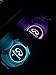 Car Logo LED Cup Pad led cup coaster USB Charging Mat Luminescent Cup Pad LED Mat Interior Atmosphere Lamp Decoration Light (Infiniti)