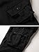 AKARMY Men's Casual Cargo Pants Military Army Camo Pants Combat Work Pants with 8 Pockets Black 30