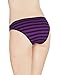 Nabtos Women's Sexy Cotton Bikini Stripes Underwear Panties Pack of 3 (Medium, Rose Stripes)