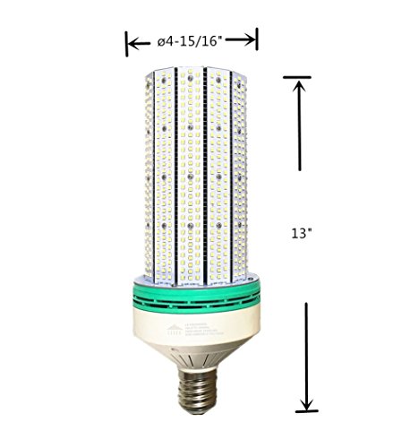 Leson 1000W Equivalent E39/E40 Mogul Base 200W Daylight 6000K LED Corn Light Bulb,Super Bright AC 100-277V for Parking Lot Street Lamp Post Lighting Garage Warehouse High Bay Barn Porch Backyard