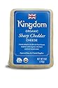 Kingdom, Organic Sharp Cheddar Cheese, 6 oz