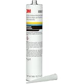 3M Auto Glass Urethane Windshield Adhesive, 08693, 10.5 fl oz Cartridge, Black