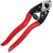 Heavy-Duty Wire Cutter (7,5-inch) for DIY Projects, Railing, Decking, Wire Seals & Bicycle Cable. Sharp & Precise One-Hand Operation 7,5