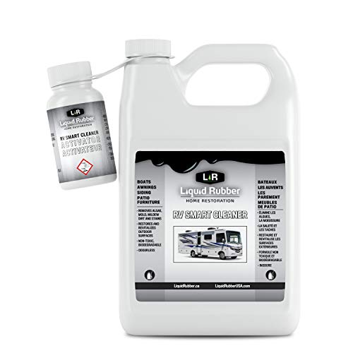 Liquid Rubber RV Roof Coating/Sealant 5 Gallon Kit - Includes RV Coating, 4" x 50' Seam Tape, EPDM Primer, Cleaner, Brushes, Rollers, and Gloves | Brilliant White - Thumbnail 2