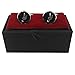 GGemony Men's Fashion Luxurious Tuxedo Shirts 2PCS Cufflinks, Gift Box- Premium Quality Personalized Alphabet Letter-A-Black