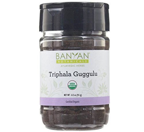 Banyan Botanicals Triphala Guggulu Powder - Certified Organic, Spice Jar - Detoxification and support for metabolic function* Banyan Botanicals Triphala Guggulu Powder - Certified Organic, Spice Jar - Detoxification and support for metabolic function*