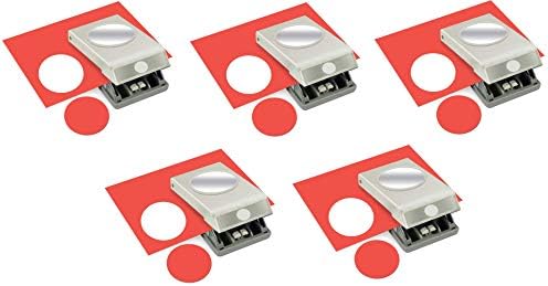 EK Tools Circle Paper Punch, 2.5-Inch, New Package (5-(Pack))