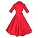 Maggie Tang 3/4 Sleeve 1950s Vintage Rockabilly Full Circle Dress
