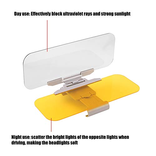 Auto zonneklep extender, anti-verblinding, universele zonneklep, Day Night verblindingsbescherming - Afbeelding 6