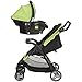 Cosco Simple Fold Travel System with Light 'N Comfy Infant Car Seat, Bright Lime